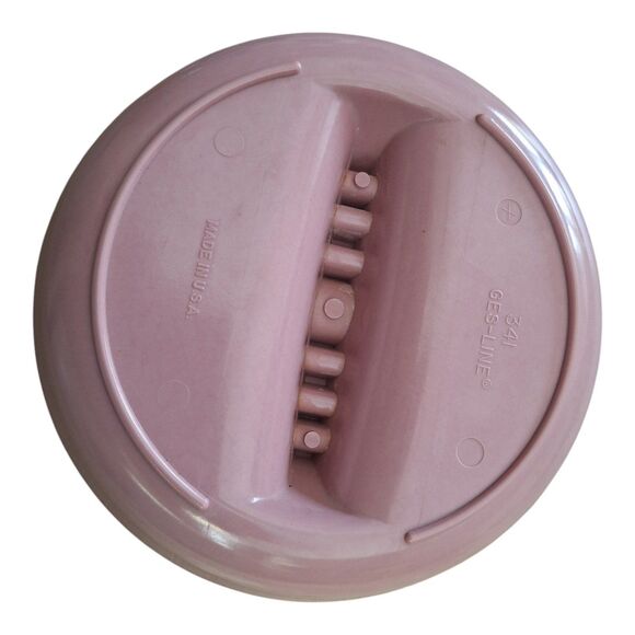 VTG Gessner GES-LINE #341 Melamine Executive Ashtray Dusty Rose Pink 7" MCM USA - Picture 3 of 8